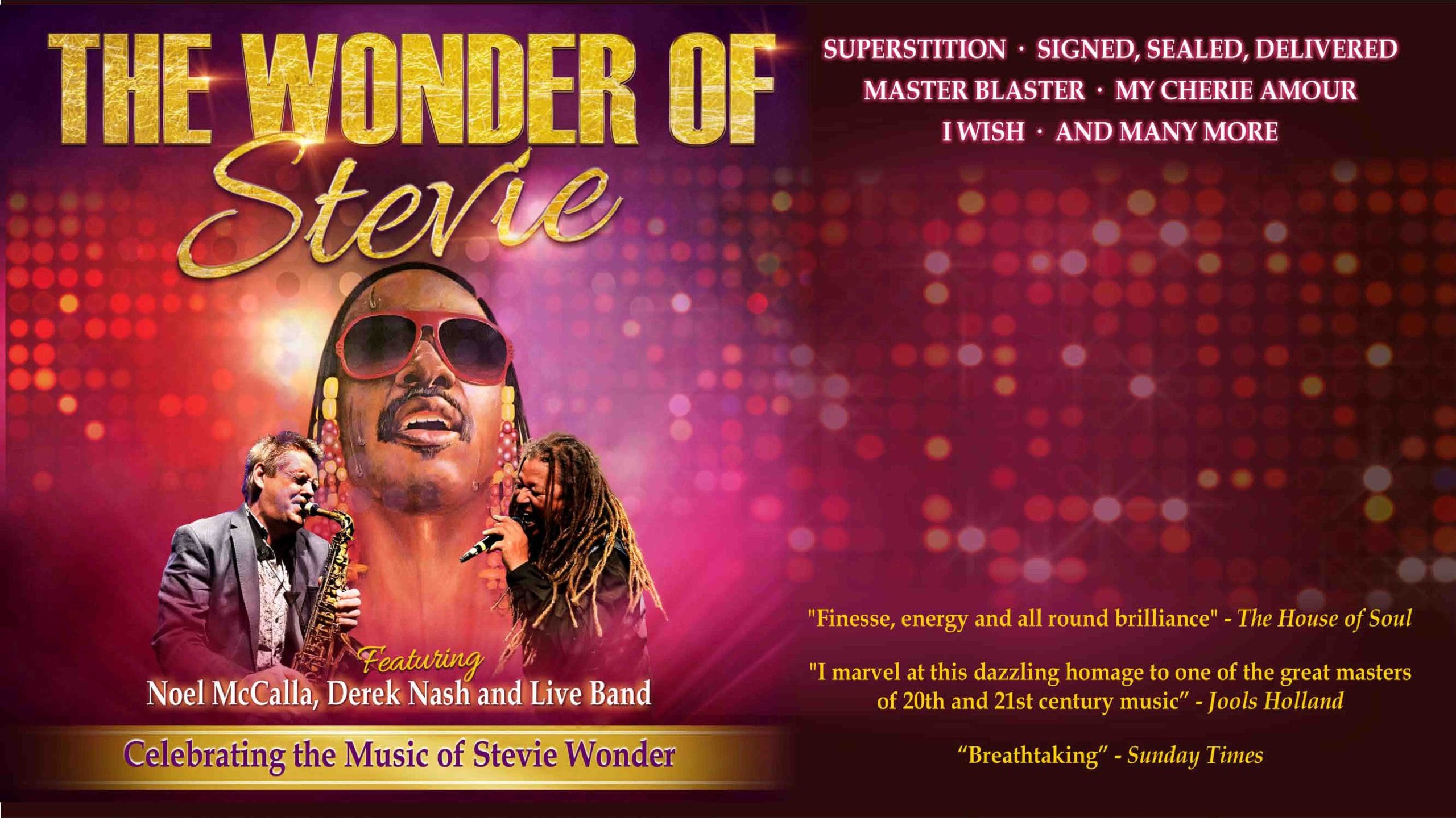 Stevie Wonder 旧規格　未開封　新品 The Wonder Of Stevie - Key Theatre, Peterborough