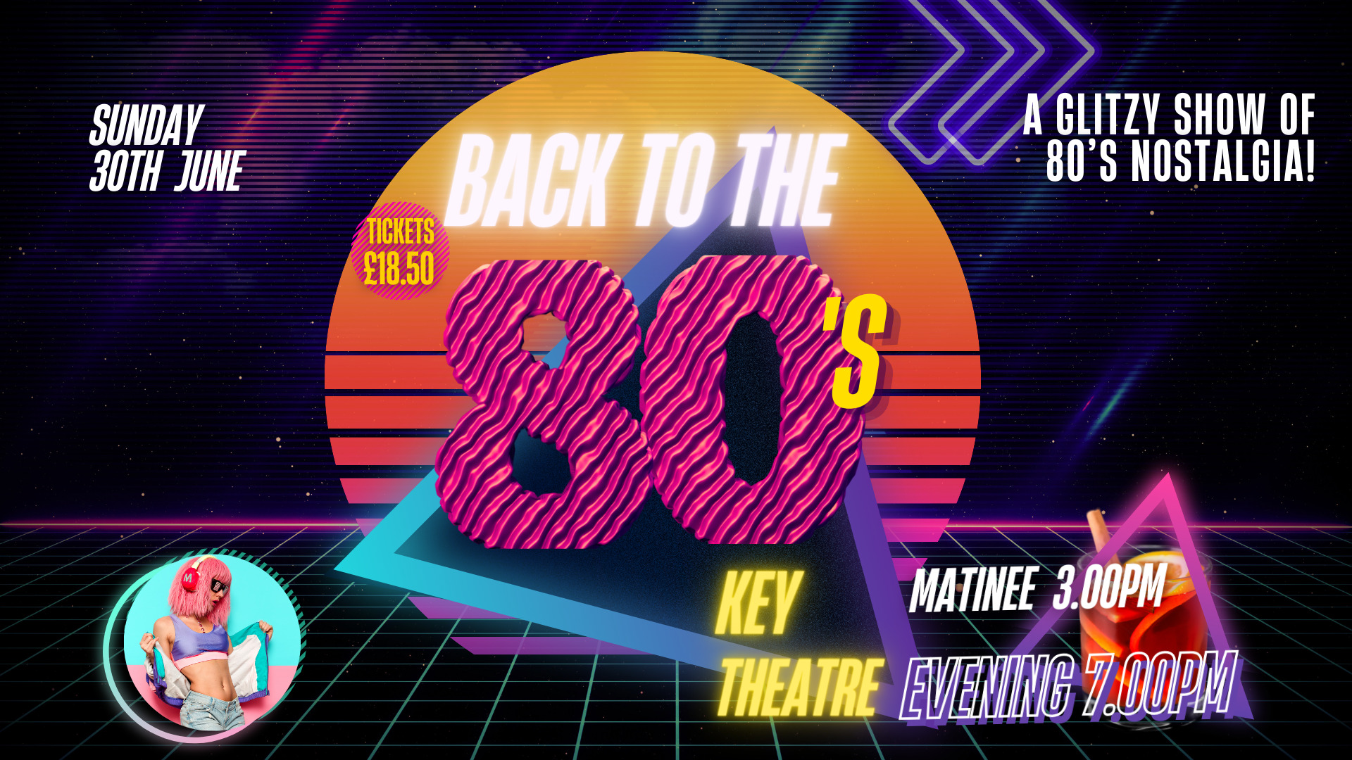 Peterborough Performing Arts Presents BACK TO THE 80&#8217;S