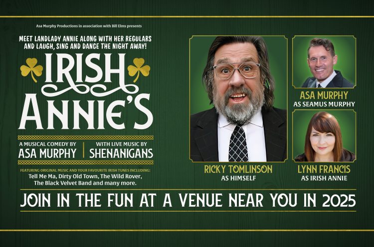 TV Legend Ricky Tomlinson Heads to The Key Theatre in Irish Annie’s! 🎭🎶